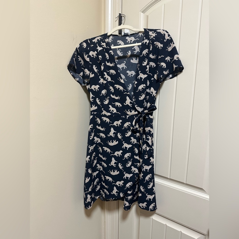 J. Crew Leopard Print Dress